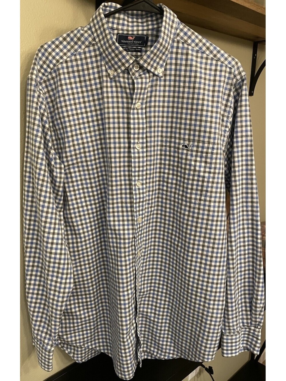 Vineyard Vines Men's Slim Fit Tucker Shirt Cotton Size Large Button Down